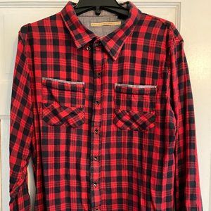 Men's COHESIVE & CO Red Flannel Shirt